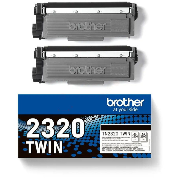 Brother Toner TN-2320 | TN2320 | TN2320Twin schwarz