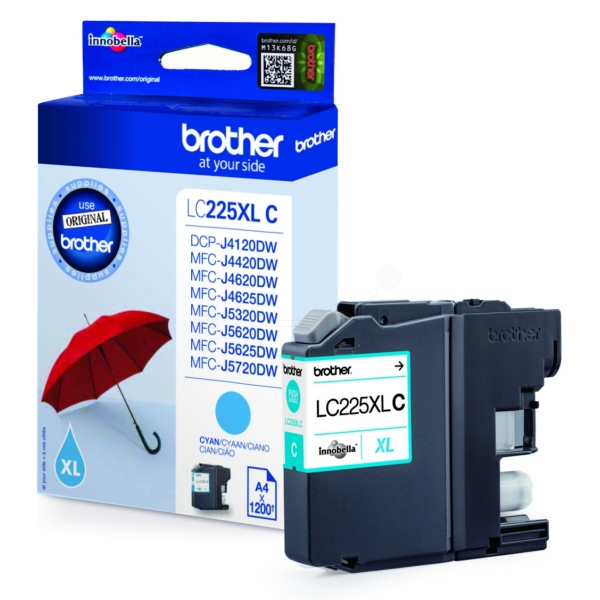 Brother Tinte LC-225XLC | LC225XLC cyan