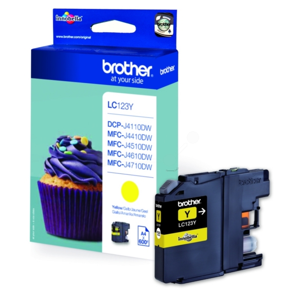 Brother Tinte LC-123 | LC123 | LC-123Y | LC123Y yellow