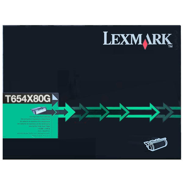 Lexmark Toner T654X80G schwarz
