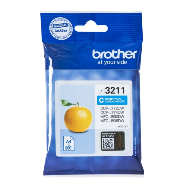Brother Tinte LC-3211 | LC3211 | LC3211C cyan