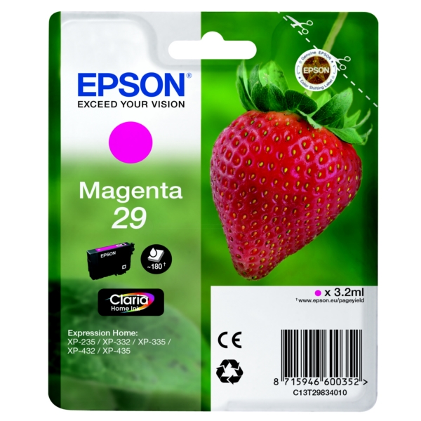 Epson Tinte C13T29834012 | 29 | T29834012 | T2983 magenta