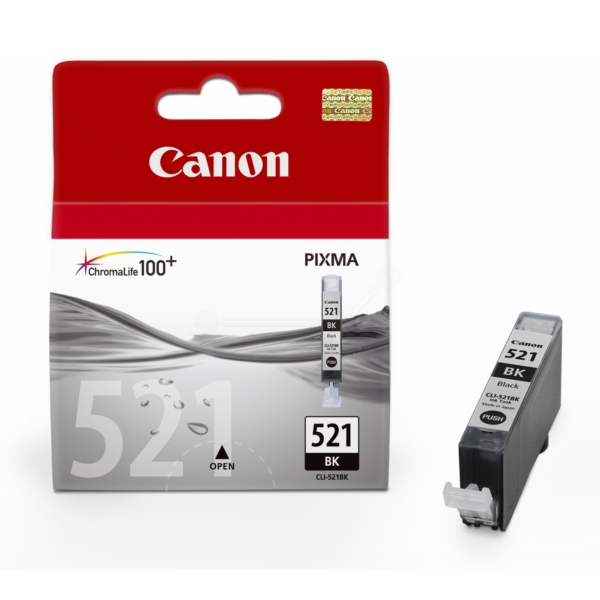 Canon Tinte CLI-521 | CLI521 | 2933B001 schwarz