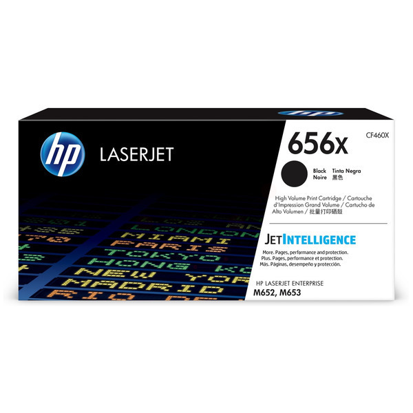 HP Toner CF460X | 656XBLACK | 656XBK | 656X schwarz
