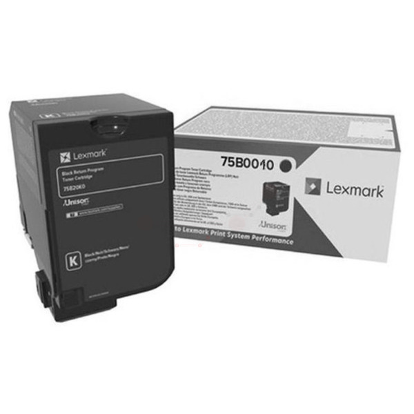 Lexmark Toner 75B0010 schwarz