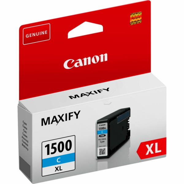 Canon Tinte PGI-1500 | PGI1500 | 9193B001 | PGI-1500XLC | PGI-1500CXL | PGI1500XLC | PGI1500CXL cyan