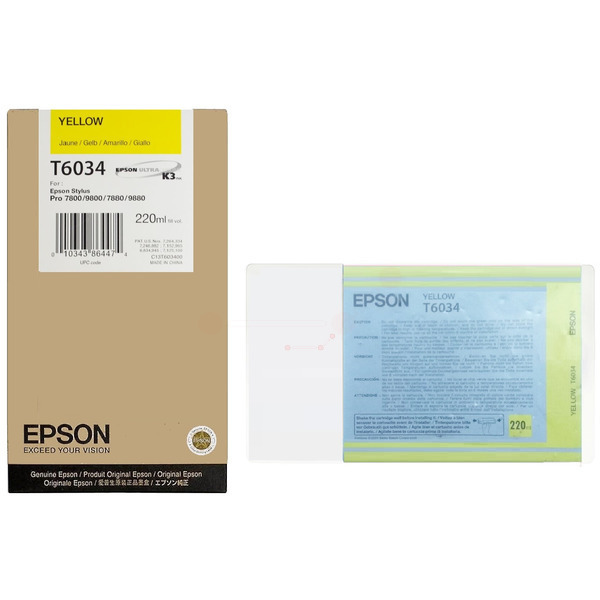 Epson Tinte C13T603400 | T6034 | T603400 yellow