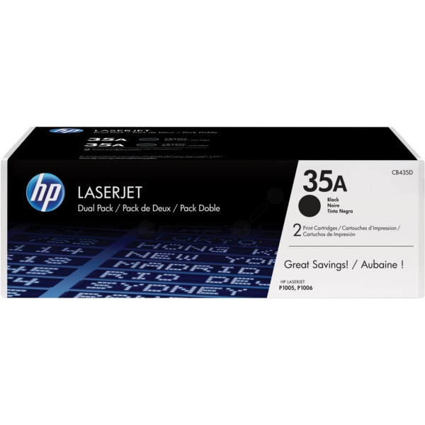 HP Toner CB435AD | 35A | 35ABLACK schwarz