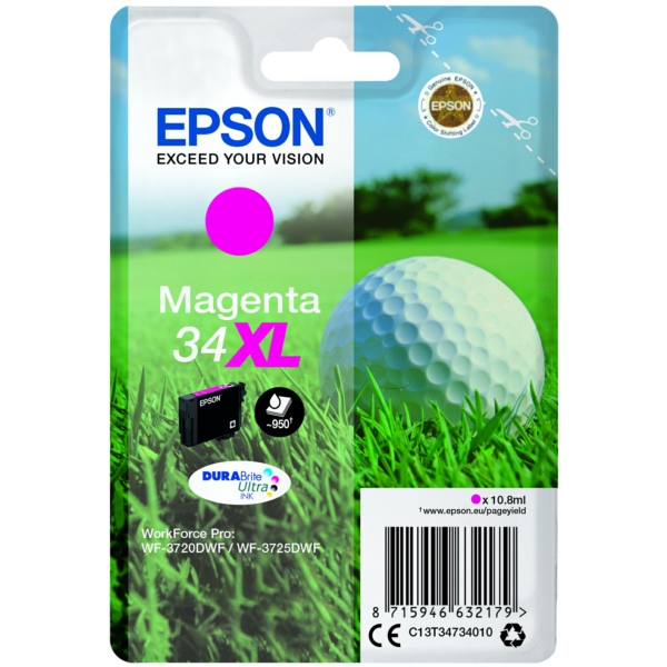Epson Tinte C13T34734010 | 34XL | T34734010 | T3473 magenta