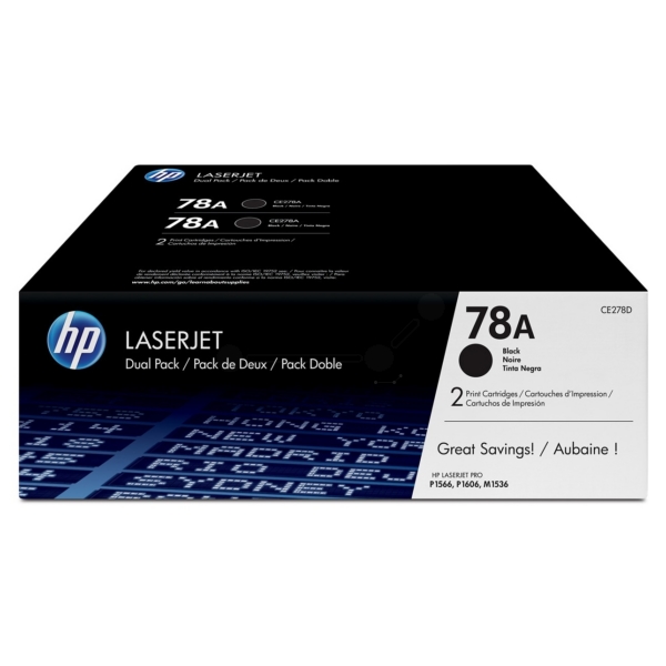 HP Toner CE278AD | 78A | 78ABLACK schwarz