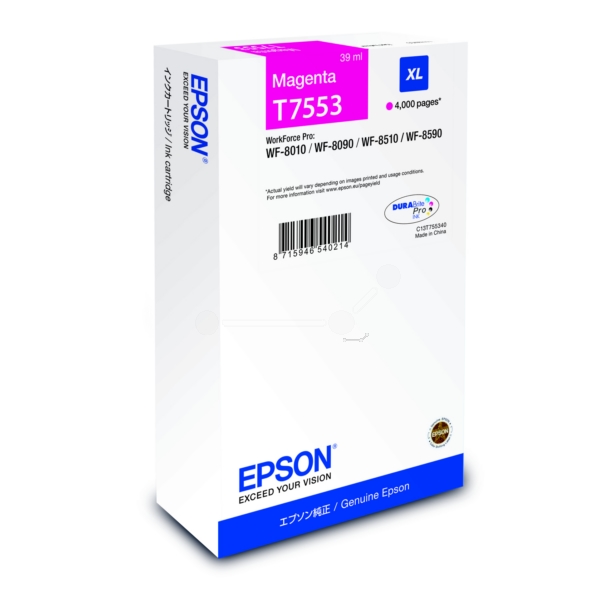 Epson Zubehör C13T755340 | T7553 | T755340 magenta
