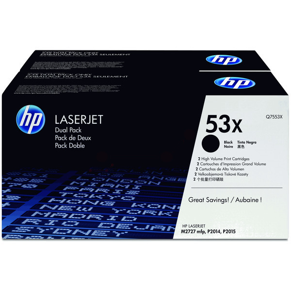 HP Toner Q7553XD | 53XD | 53XDBLACK schwarz