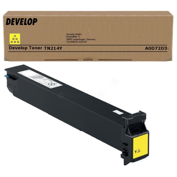 Develop Toner TN-214 | TN214 | A0D72D3 yellow