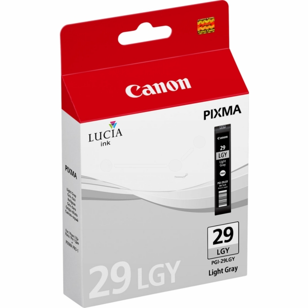 Canon Tinte PGI-29 | PGI29 | 4872B001 light | PGI-29LGY | PGI29LGY grau