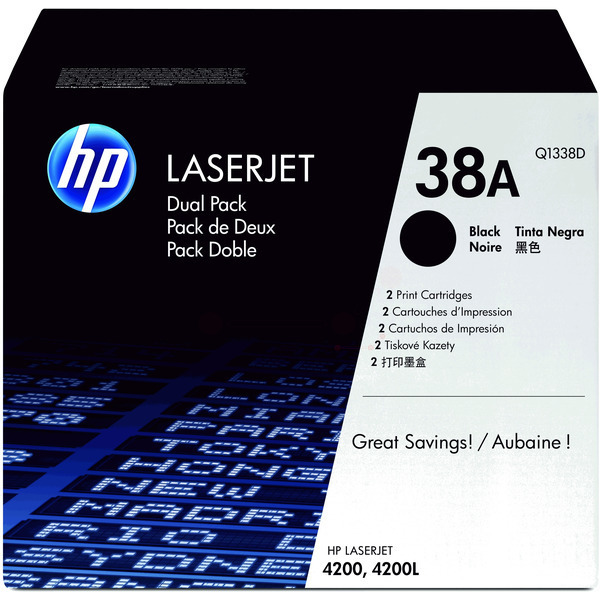 HP Toner Q1338D | 38D | 38DBLACK schwarz