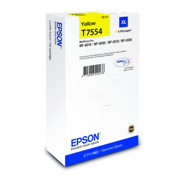 Epson Zubehör C13T755440 | T7554 | T755440 yellow