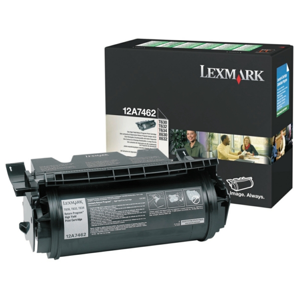Lexmark Toner 12A7462 schwarz