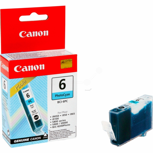 Canon Tinte BCI-6 | BCI6 | 4709A002 | BCI-6PC | BCI6PC cyan