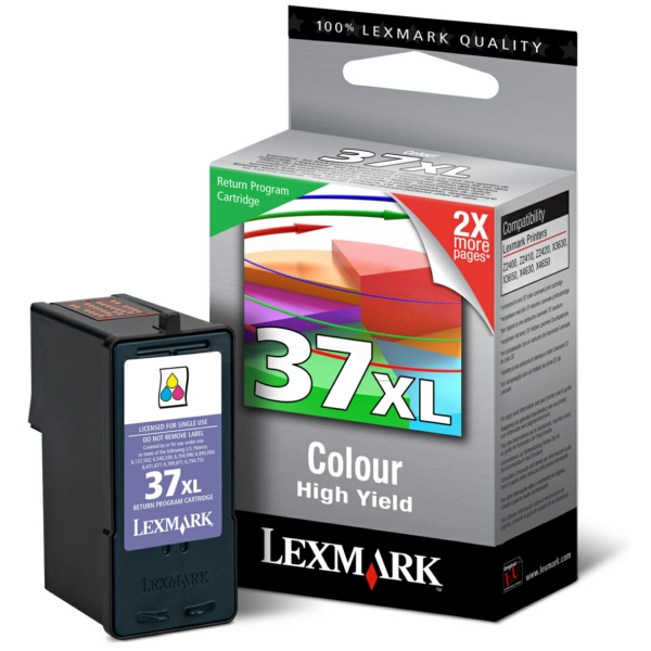 Lexmark Toner 18C2180E | 37XL cyan