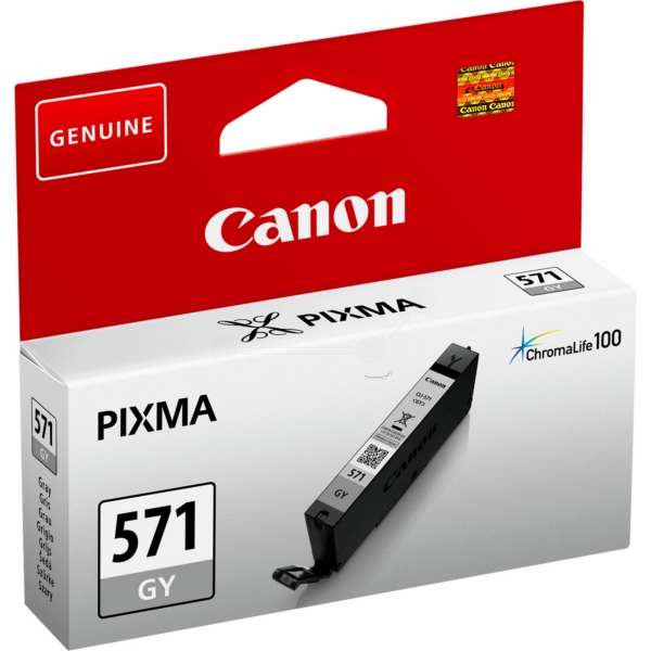Canon Tinte CLI-571GY | CLI571GY | 0389C001 grau