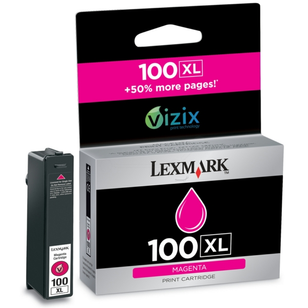 Lexmark Tinte 14N1070E | 100XL magenta