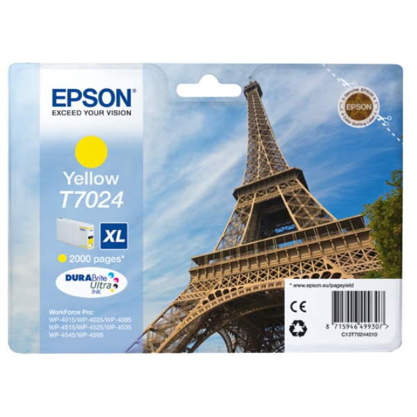 Epson Tinte T70244010 | C13T70244010 | T7024 yellow