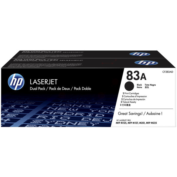 HP Toner CF283AD | 83A | 83ABLACK schwarz