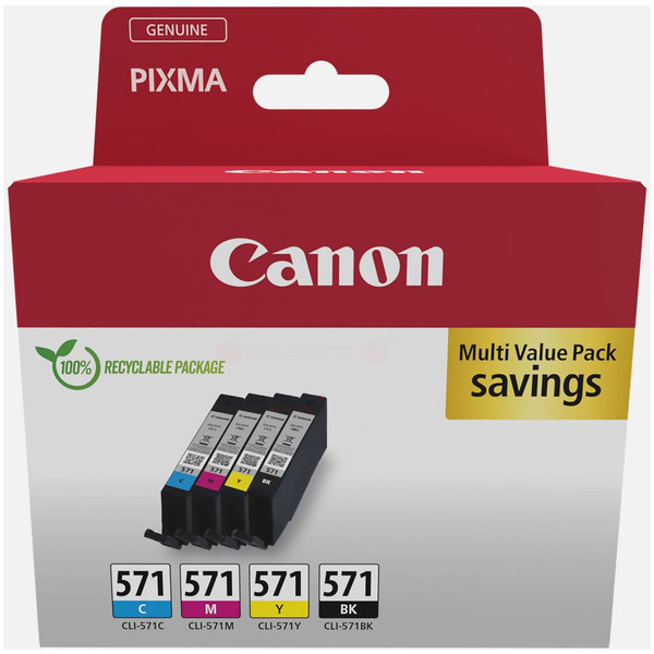 Canon Tinte CLI-571C | CLI571C | 0386C005 | CLI-571 | CLI571 schwarz