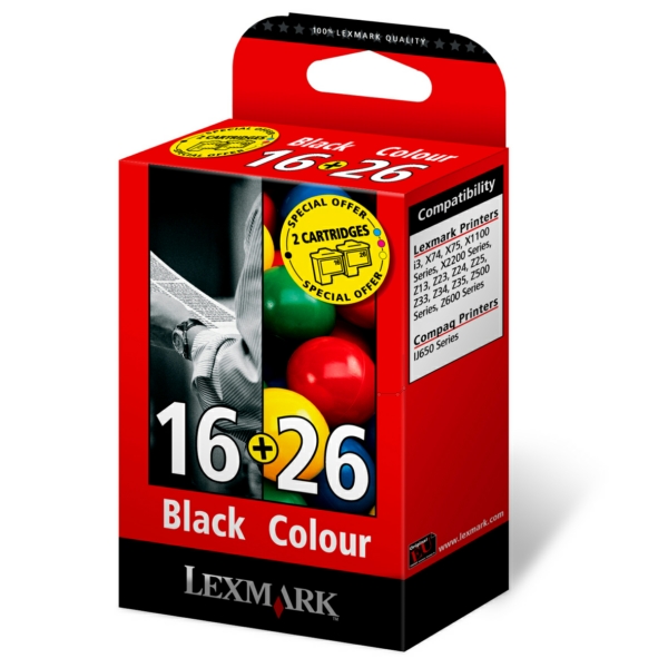 Lexmark Tinte 80D2126 | 1626 schwarz