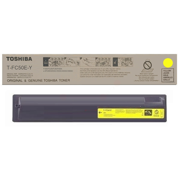 Toshiba Toner T-FC50EY | 6AJ00000111 | T-FC50E-Y | TFC50EY yellow