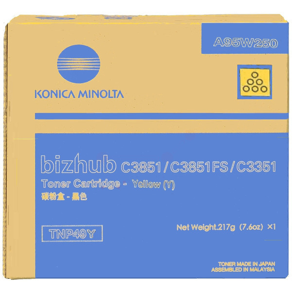 Konica Toner A95W250 | TNP-49Y | TNP49Y yellow