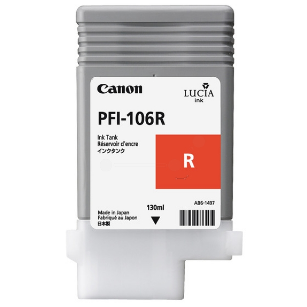 Canon Tinte 6627B001 | PFI-106R | PFI106R rot