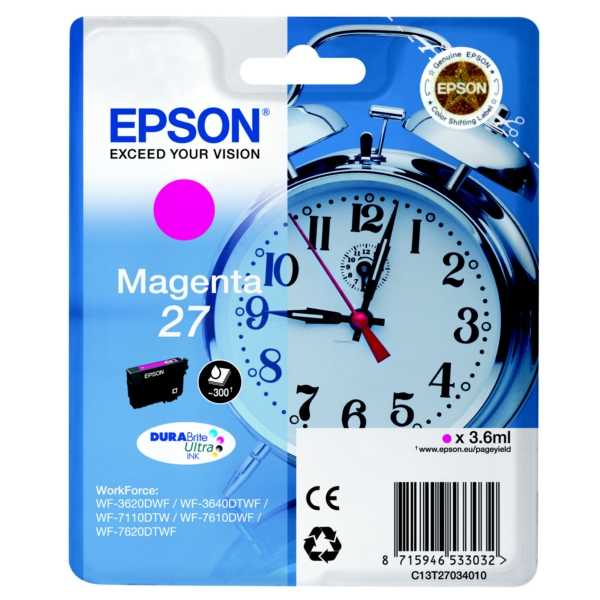 Epson Tinte C13T27034012 | 27 | T27034012 magenta