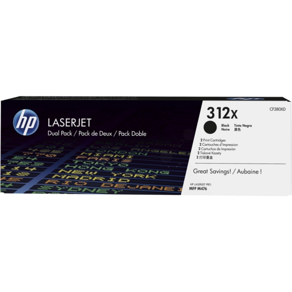 HP Toner CF380XD | 312XD | 312XDBLACK schwarz