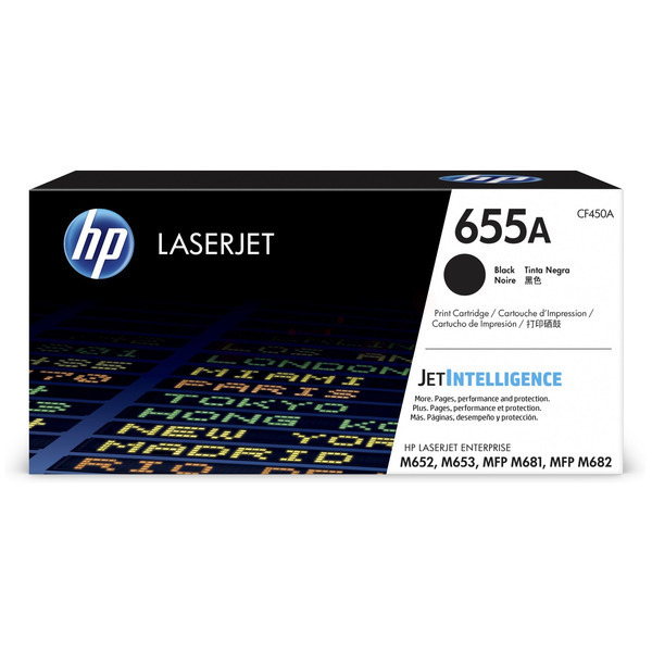 HP Toner CF450A | 655ABLACK | 655ABK | 655A schwarz