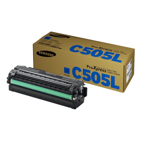 Samsung Toner CLT-C505L | CLTC505L | SU035A | CLT-C505LCYAN | CLTC505LCYAN cyan