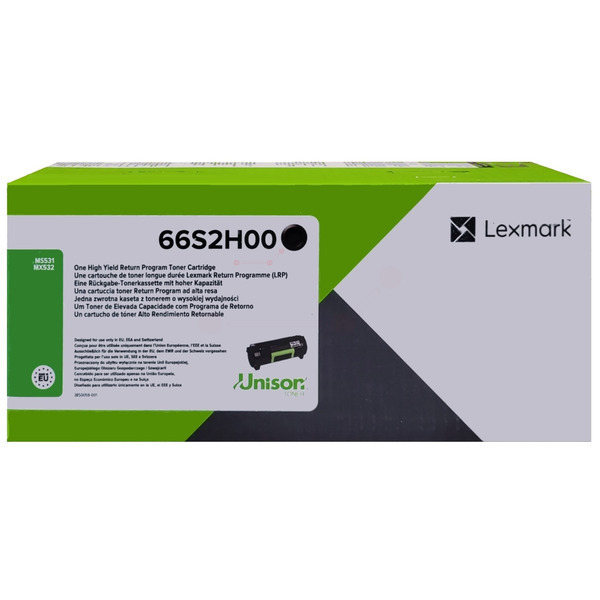 Lexmark Toner 66S2H00 schwarz