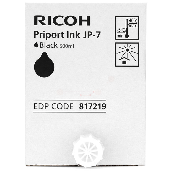Ricoh Tinte 893713 | 817219 | JP7 schwarz