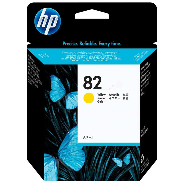 HP Tinte C4913A | 82 | 82YELLOW | 82Y yellow