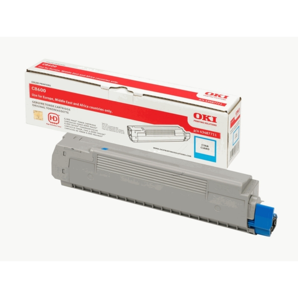 OKI Toner 43487711 cyan