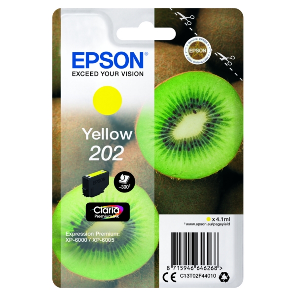 Epson Tinte C13T02F44010 | T02F44010 | T02F4 | 202 yellow