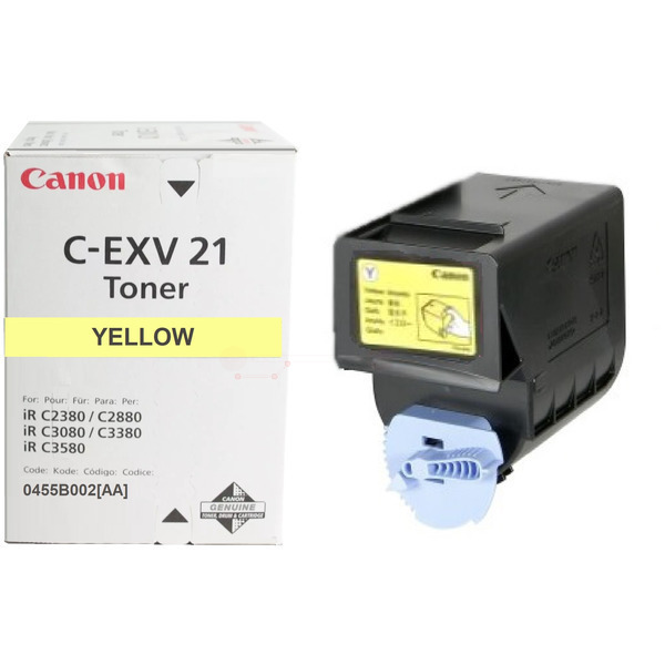 Canon Toner C-EXV 21 | CEXV 21 | CEXV21 | 0455B002 | C-EXV21 yellow
