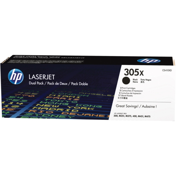 HP Toner CE410XD | 305X | 305XBLACK schwarz