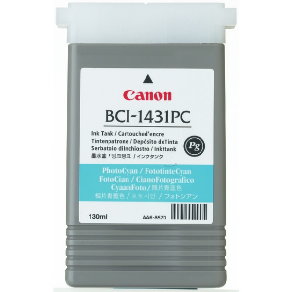 Canon Tinte BCI-1431 | BCI1431 | 8973A001 | BCI-1431PC | BCI1431PC cyan