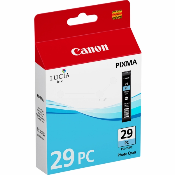 Canon Tinte PGI-29 | PGI29 | 4876B001 | PGI-29PC | PGI29PC cyan