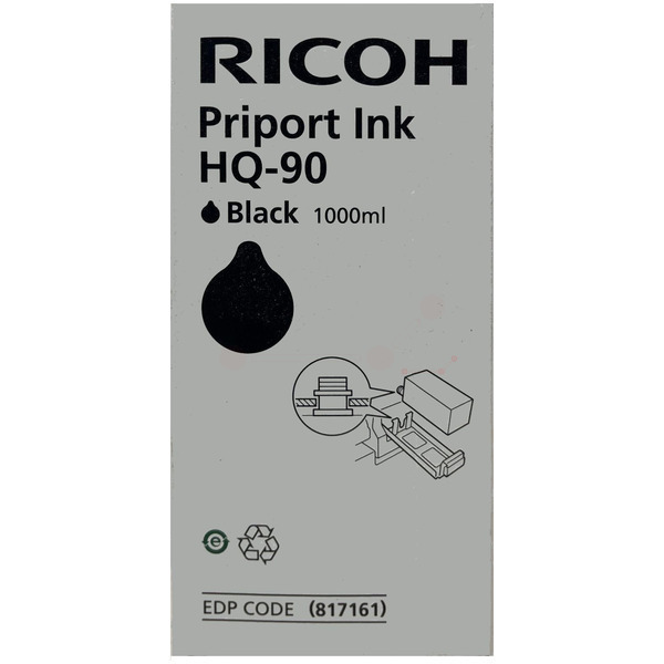 Ricoh Tinte 817161 | HQ90 schwarz