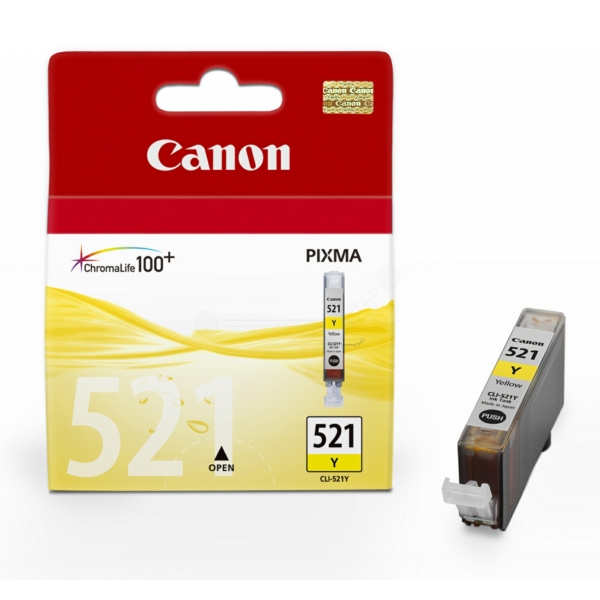Canon Tinte CLI-521 | CLI521 | 2936B001 yellow