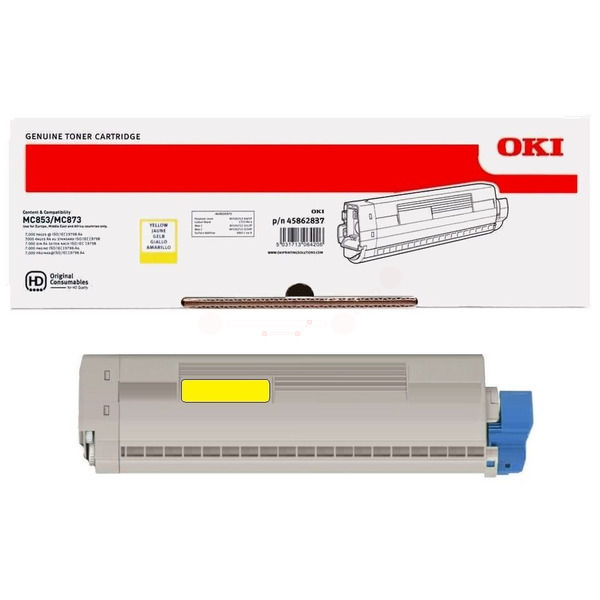 OKI Toner 45862837 yellow