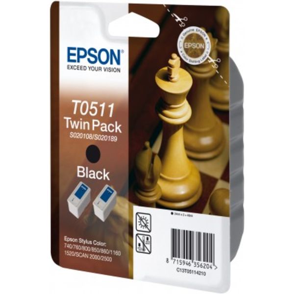 Epson Tinte C13T05114210 | T0511 | T05114210 schwarz
