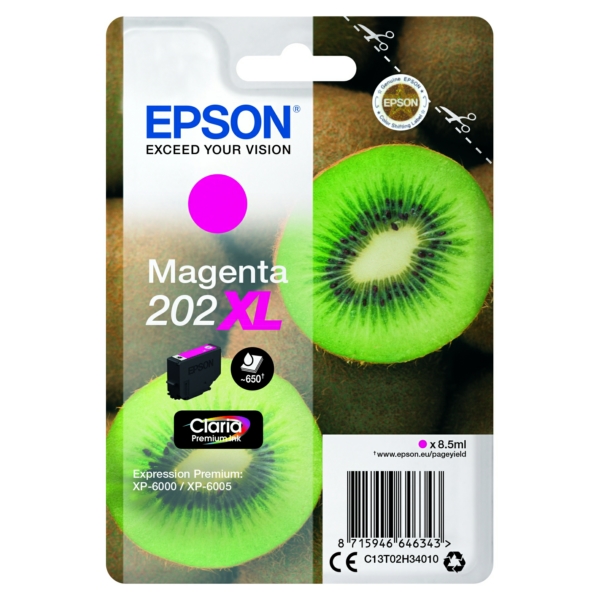 Epson Tinte C13T02H34010 | T02H34010 | T02H3 | 202XL magenta